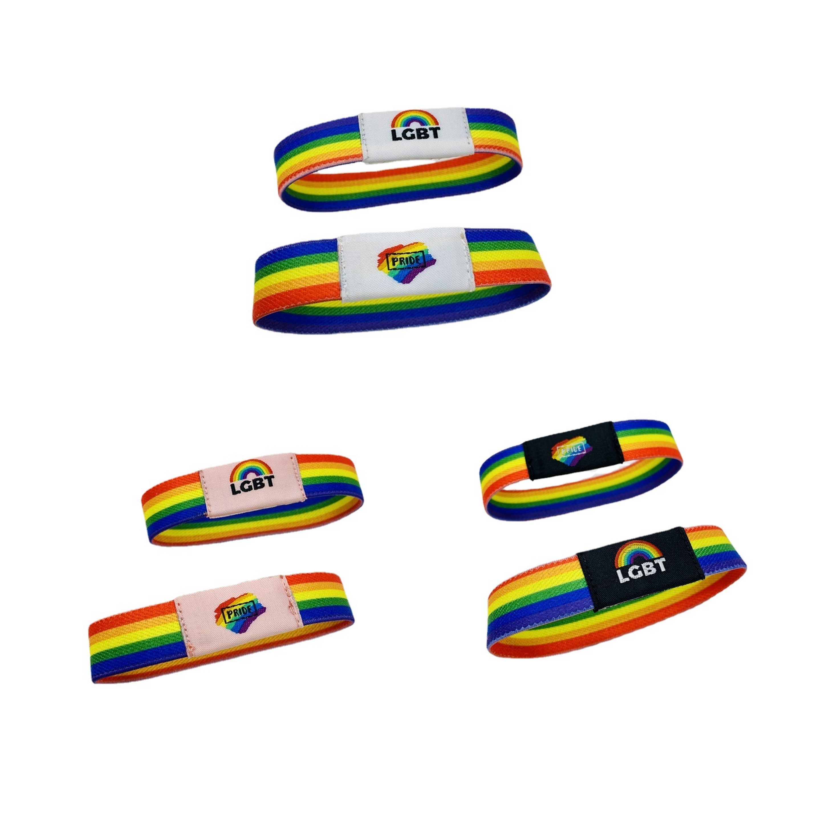 Rainbow Elastic Bracelet (direct import) 4