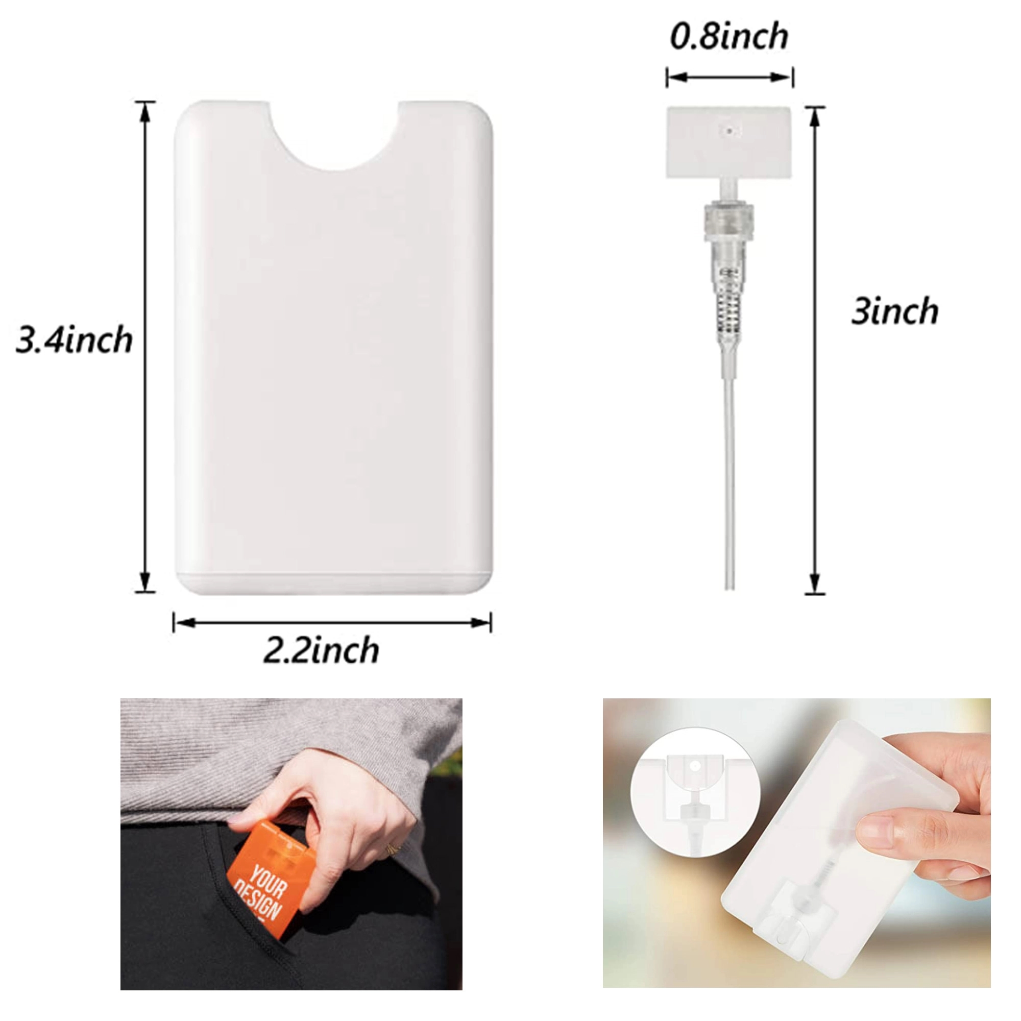 Credit Card Hand Sanitizer Spray Bottle 6