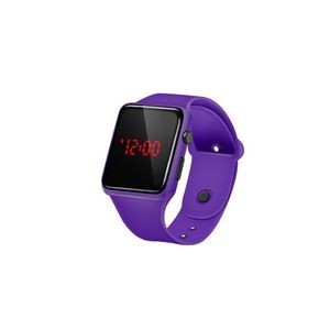 Sports Watch With Red Digital Square Dial Adjustable Band Detachable Design 13