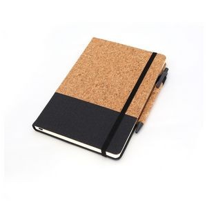 A5 Cork Wood Cover Notebook With Cork Pen 4