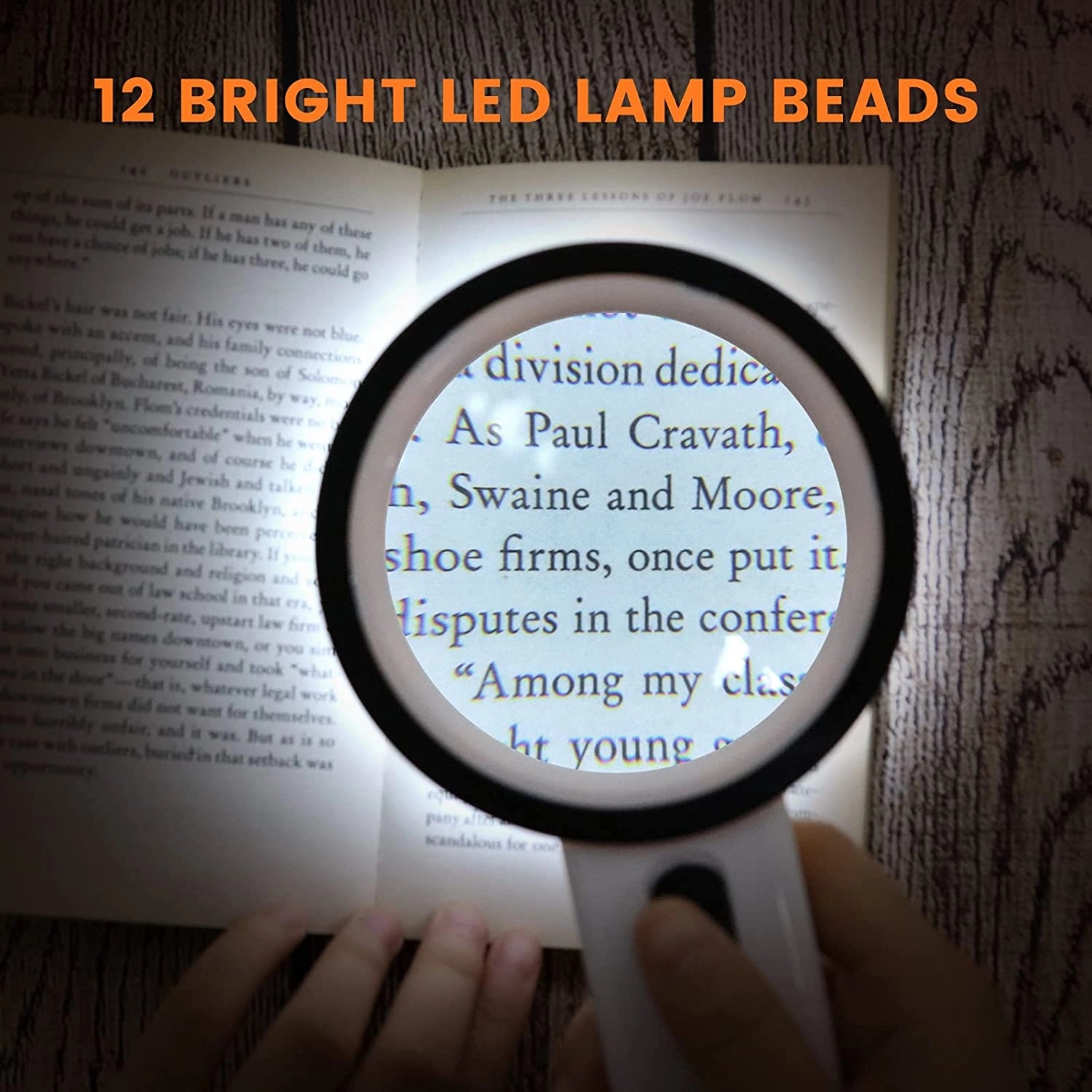 Square LED magnifying glass 4