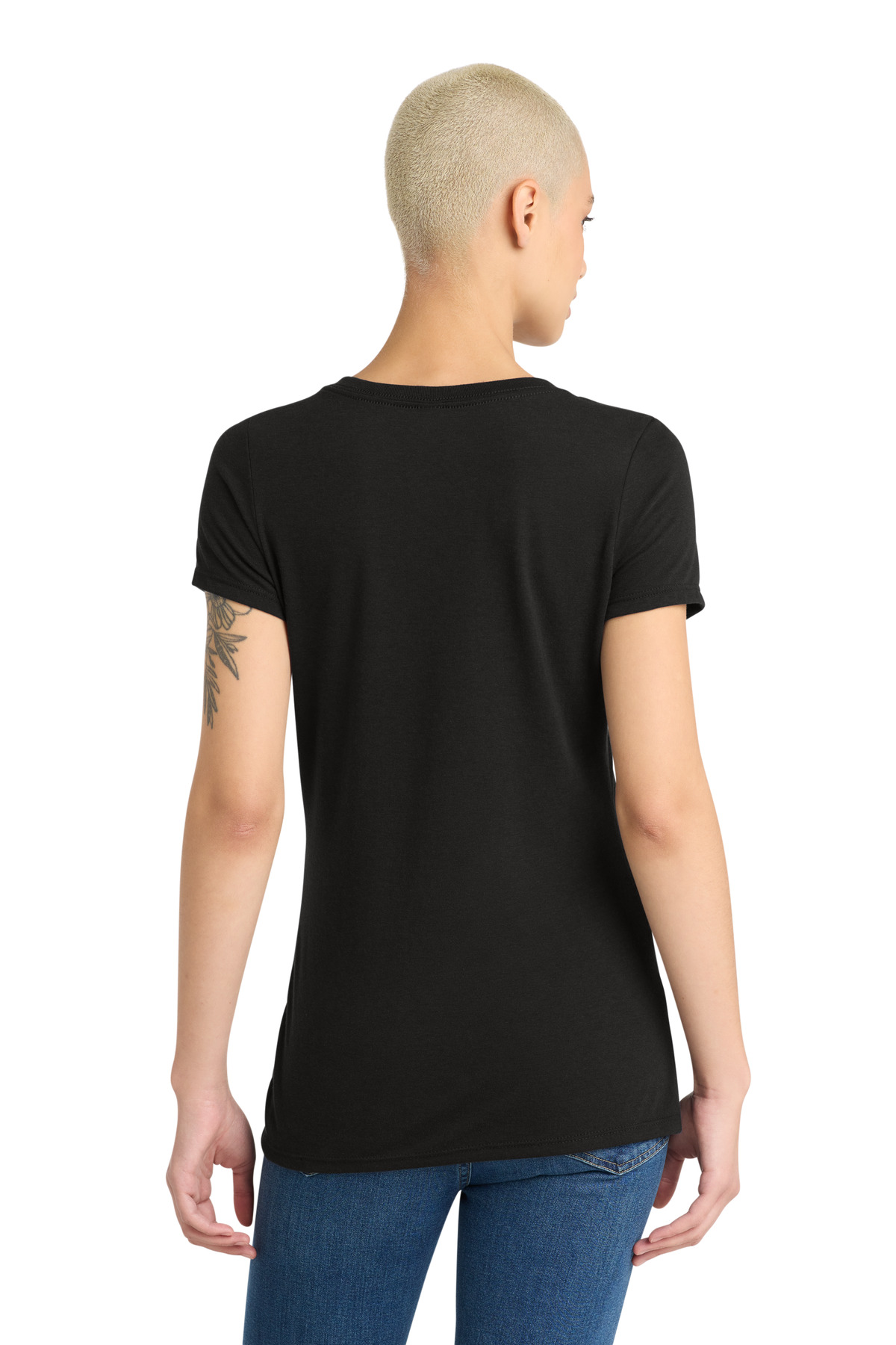 District Women's Perfect Tri V-Neck Tee. DM1350L 73