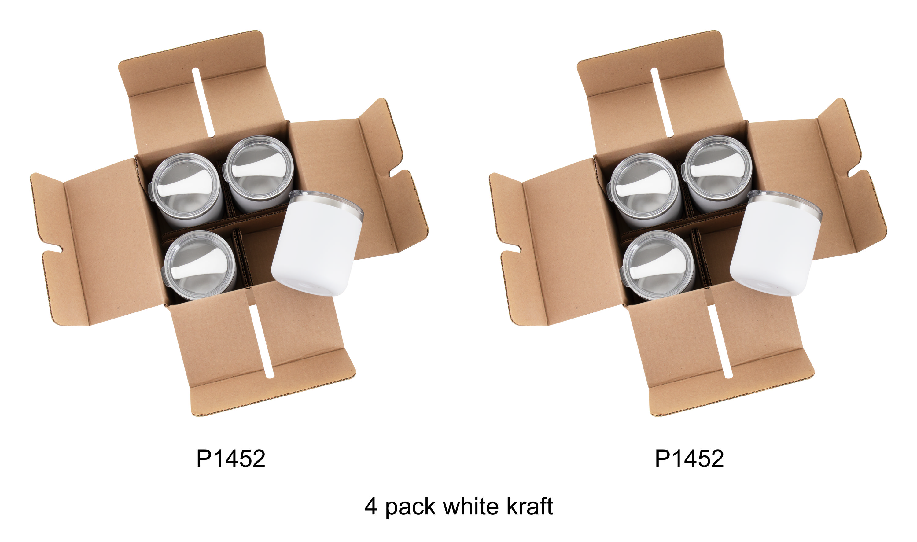 4-pack white box - #215/ #816/ spark/ cece/ 12 oz camper 7
