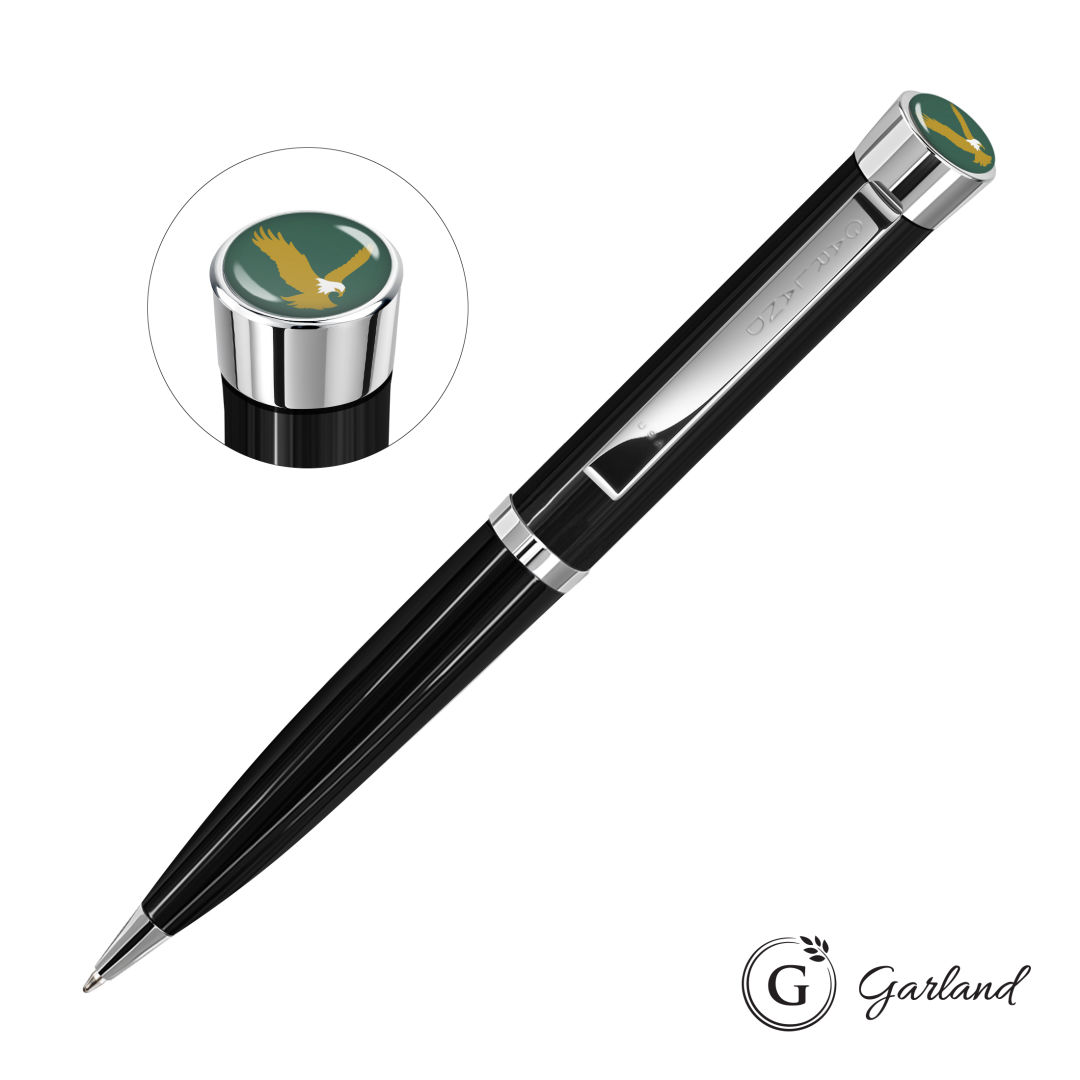 Garland® Executive Custom Color Ballpoint Twist Pen - Chrome 1