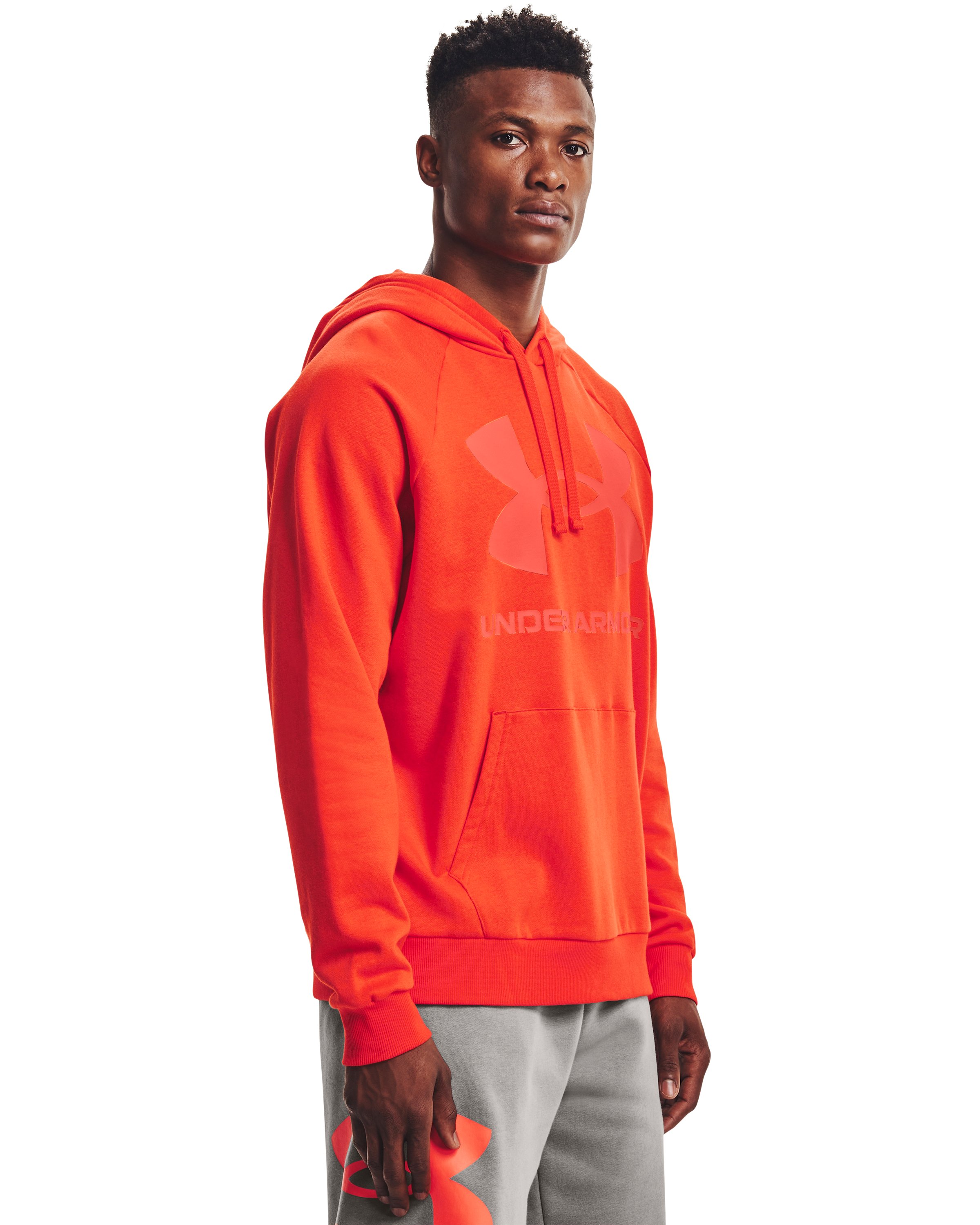UA Rival Fleece Big Logo Men's Hoodie, custom hoodie or sweatshirt with logo imprint 35