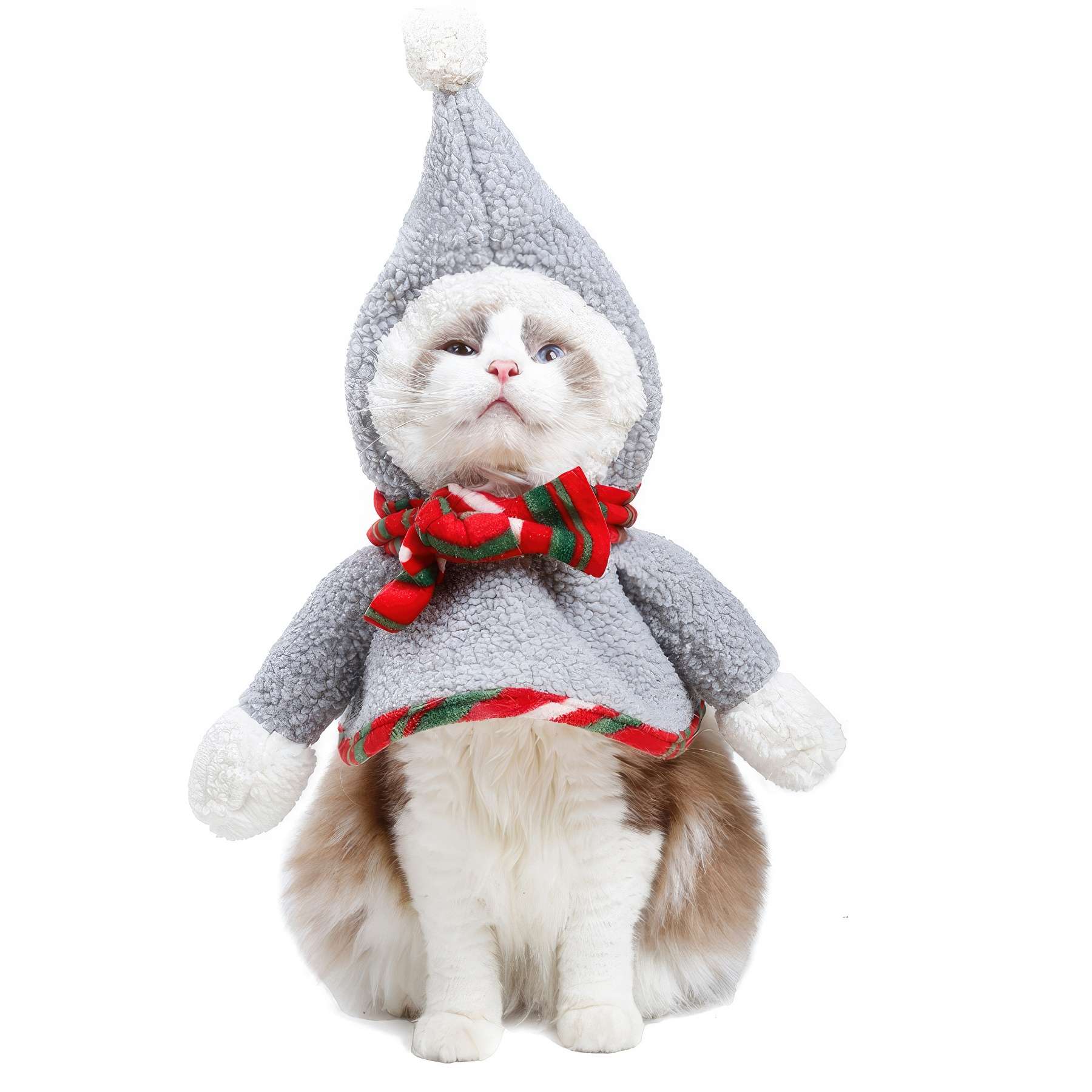 Christmas Furball Snowman Puppy Costume 3