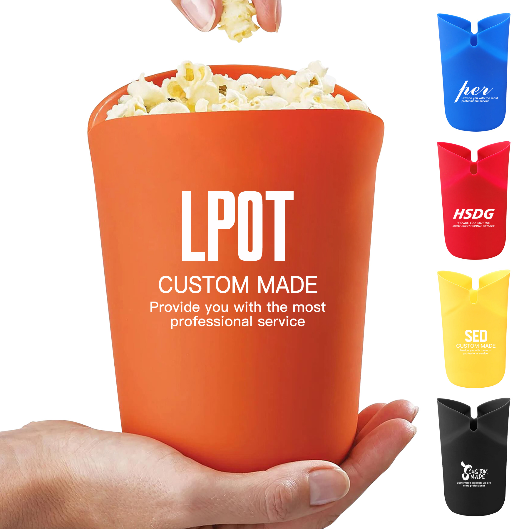 Silicone Popcorn Bucket 4