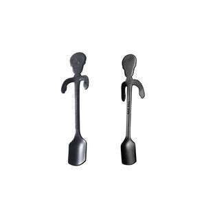 Skeleton Skull Shaped Steel Spoon 5