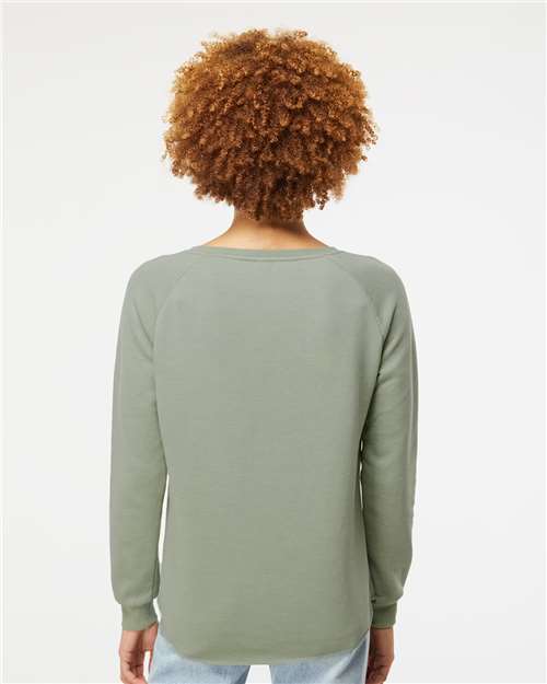 Women's California Wave Wash Crewneck Sweatshirt - PRM2000 34