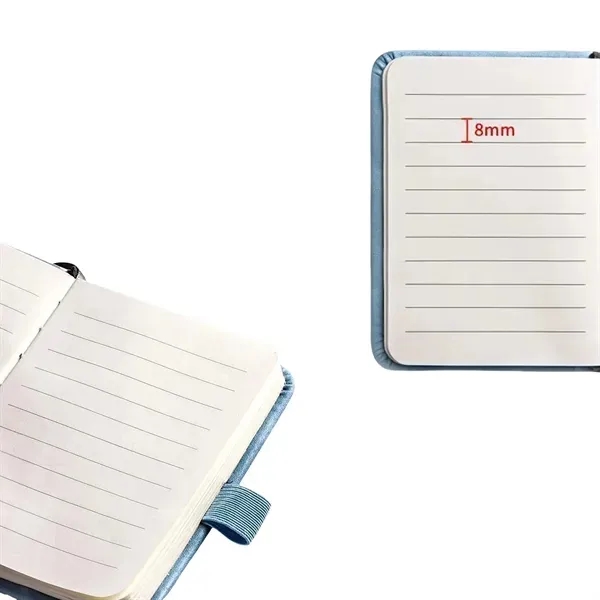 A7 Leather Pocket Notebooks with 200 Pages/100 Sheets 4