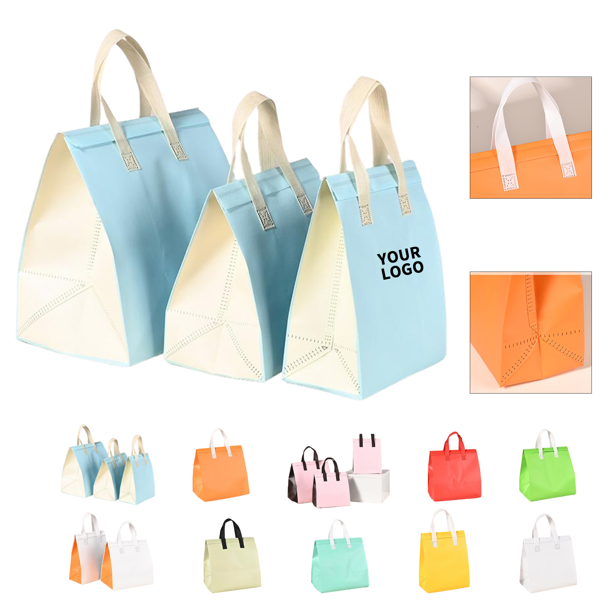 Non Woven Insulated Lunch Bag With Temperature Control 5
