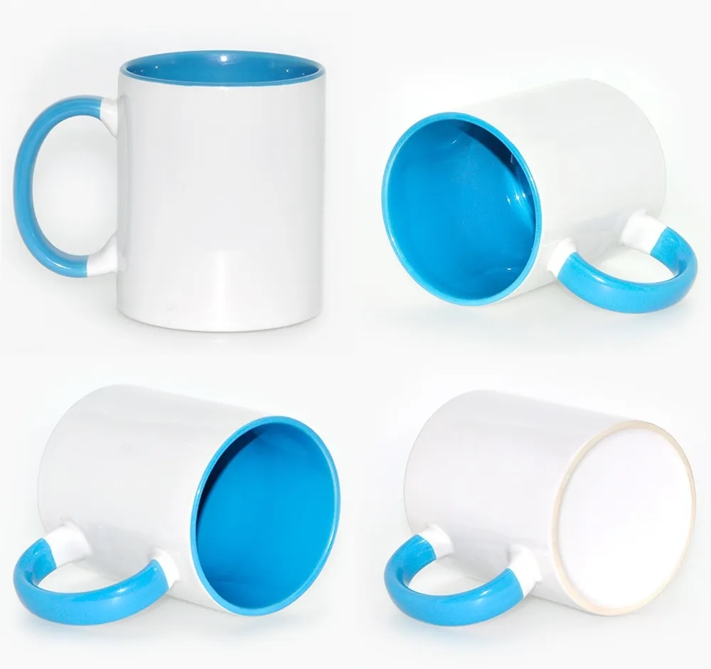 11oz Mug Creamic C handle/Coloured Interi 10