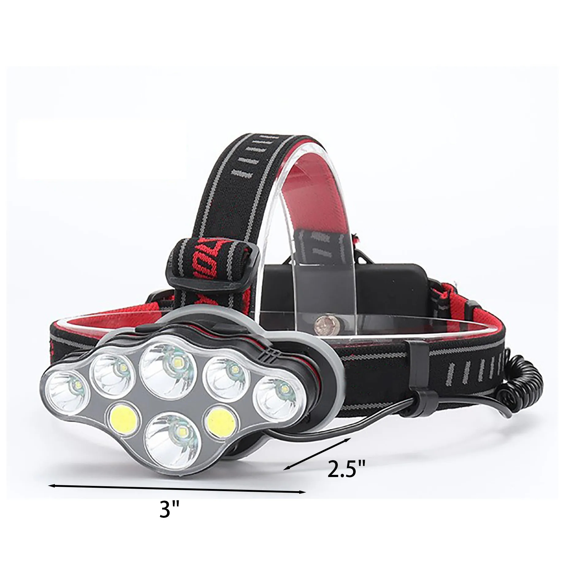 Charging Light Weight Waterproof High Lumen LED Headlight 3