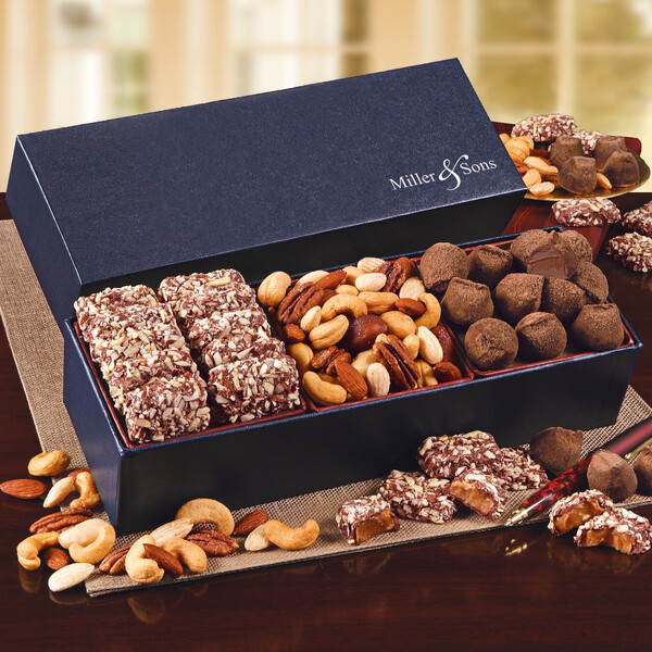 Navy Gift Box of Treats