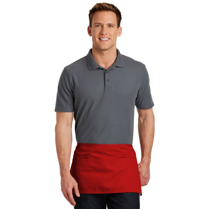 Port Authority Waist Apron With Pockets. 13