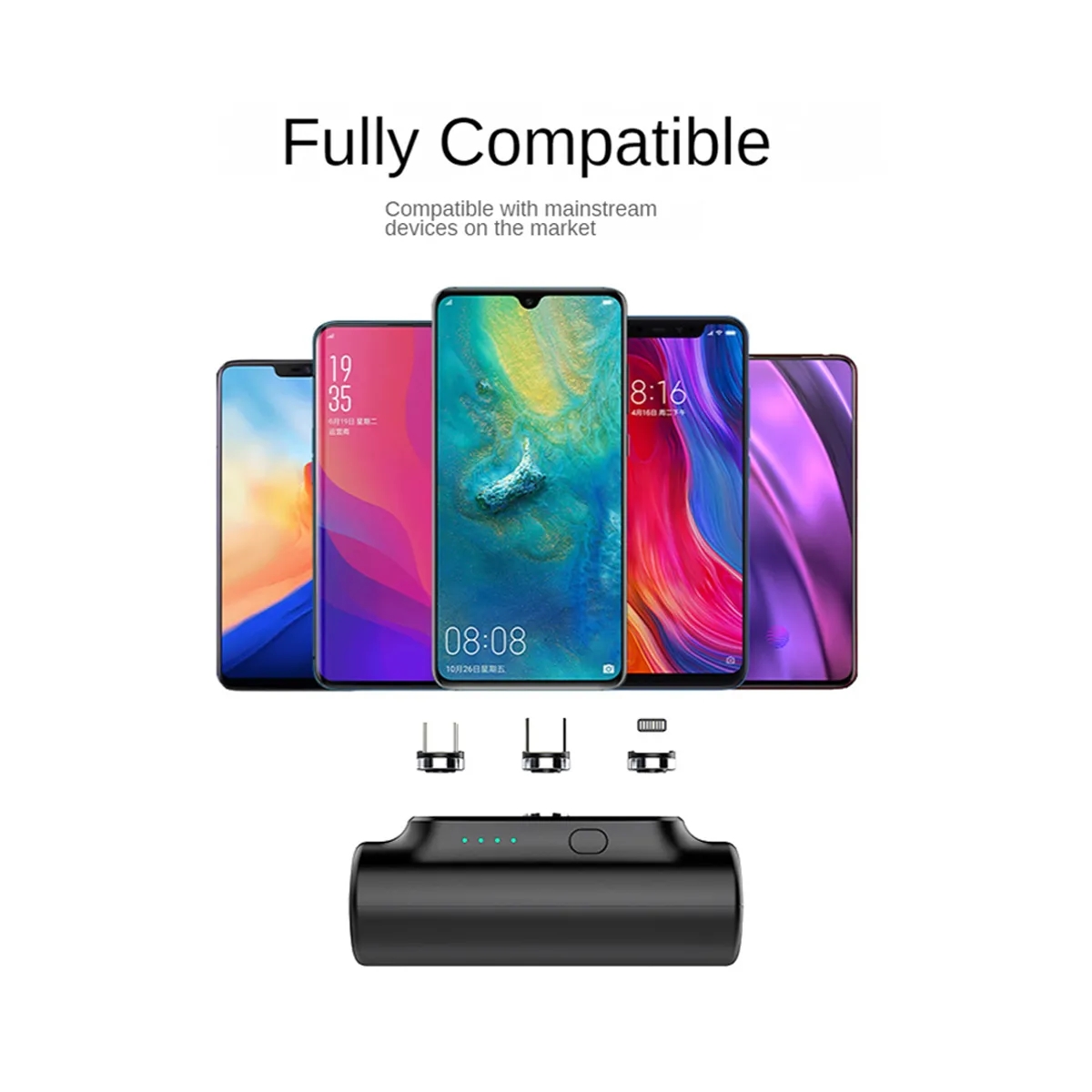 3-In-1 Mini Portable Magnetic Plug Power Bank Station 1
