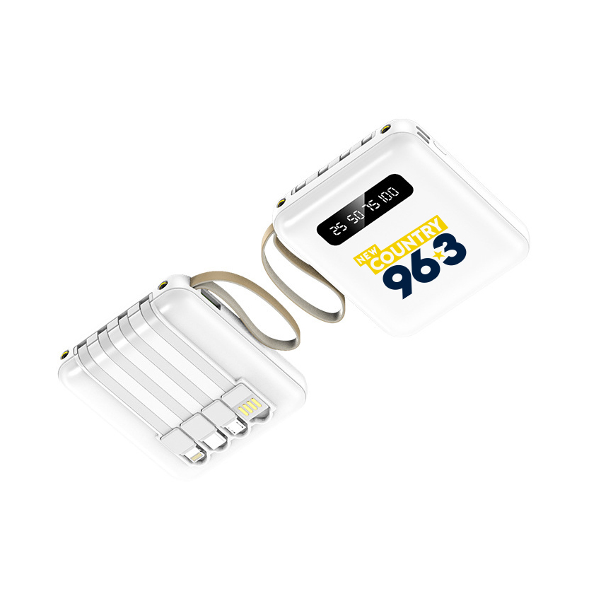 5000 mAh LED Display Power Bank 4