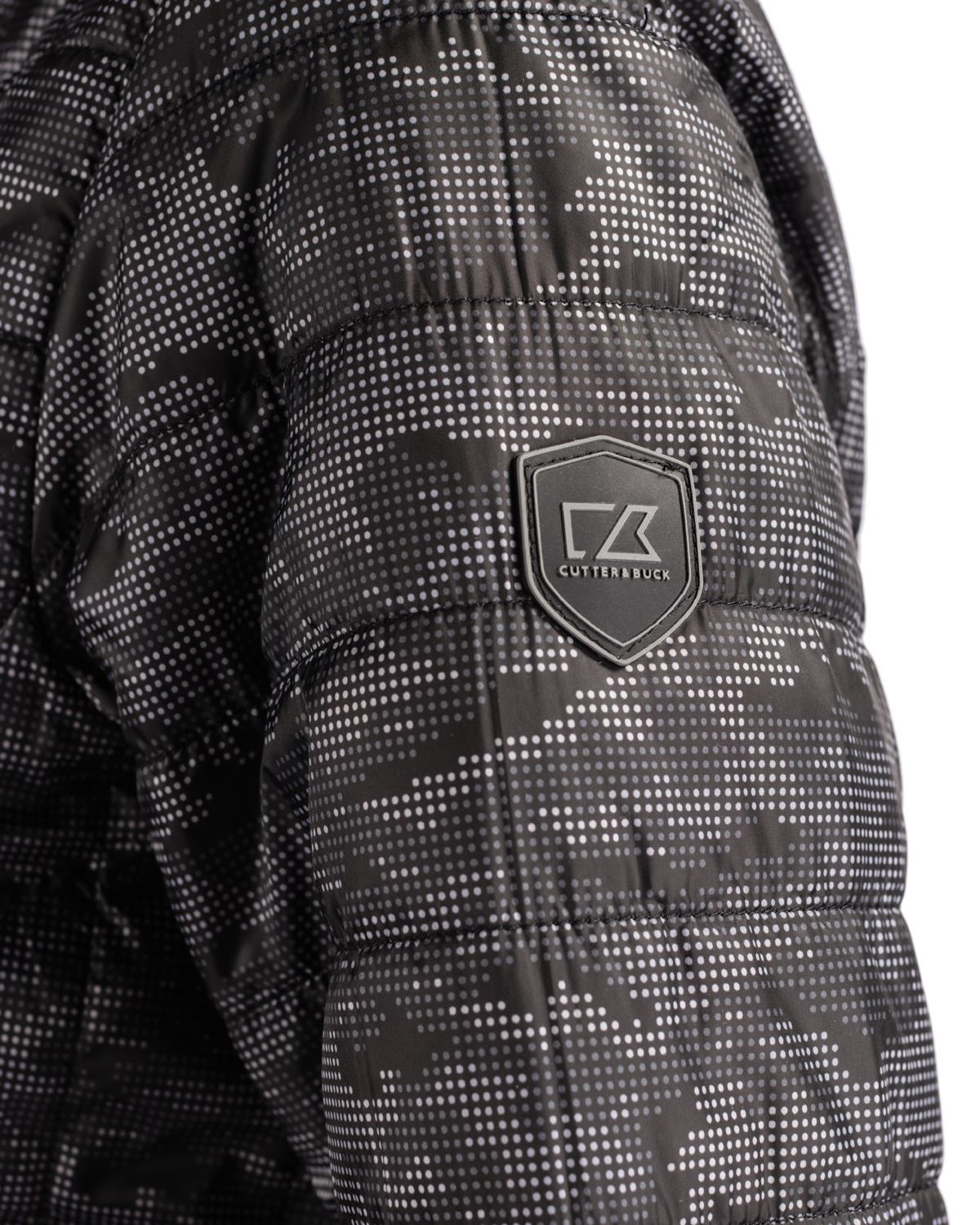 Rainier PrimaLoft Mens Eco Insulated Full Zip Printed Puffer Jacket