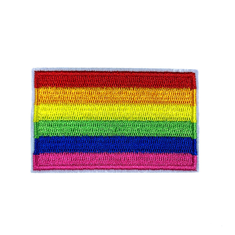 Rainbow Pride Flag Woven Patch 3
