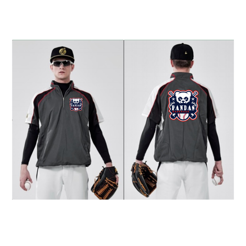 Premium Short Sleeve Quarter Zip Velvet Sense Baseball 2