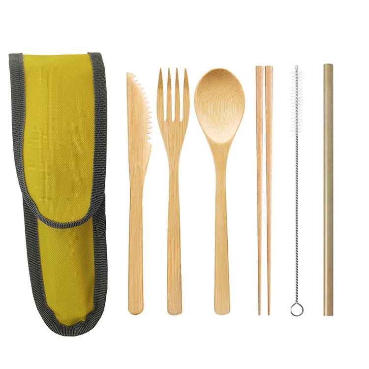 Bamboo Cutlery Set 1