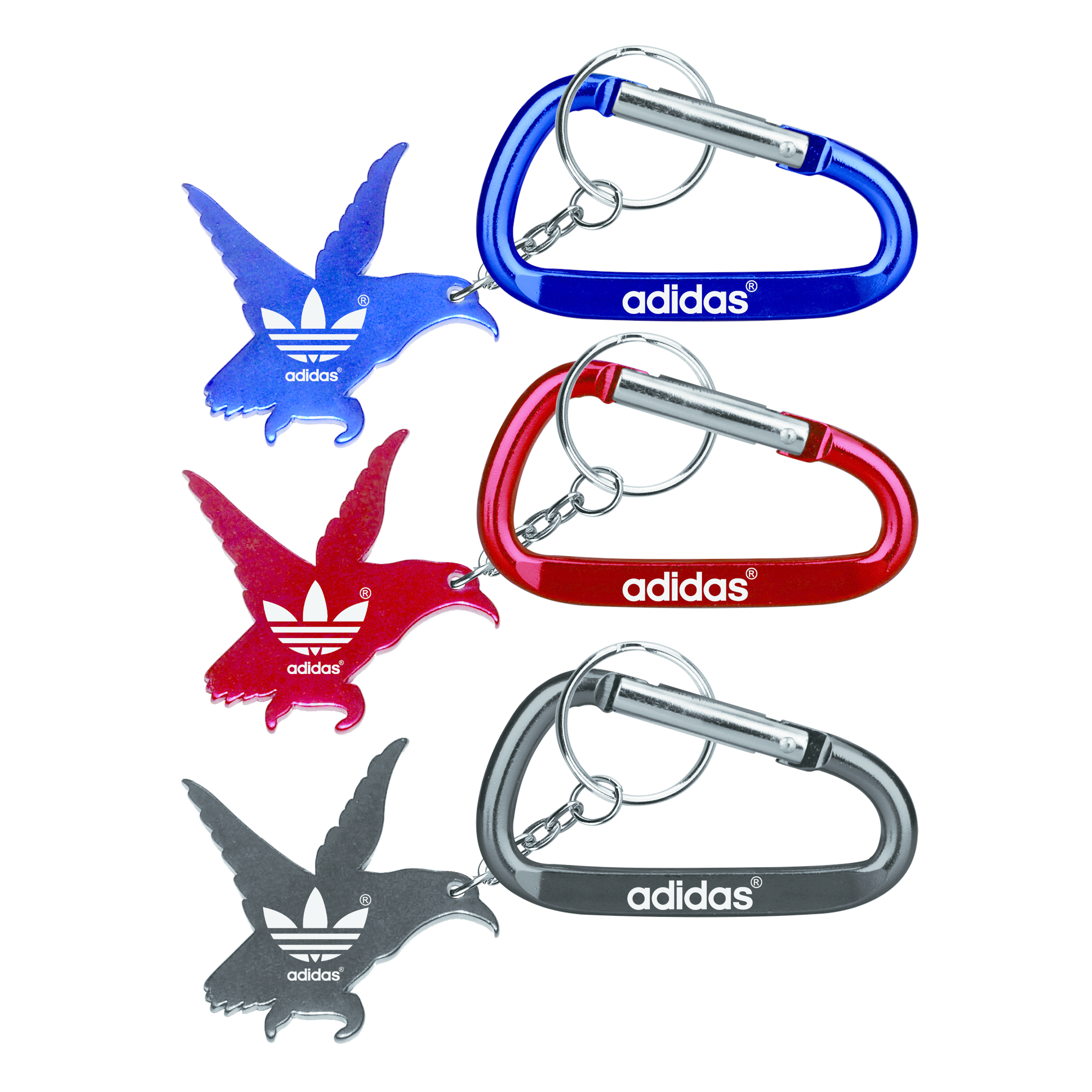 Eagle Shape Bottle Opener Key Chain & Carabiner