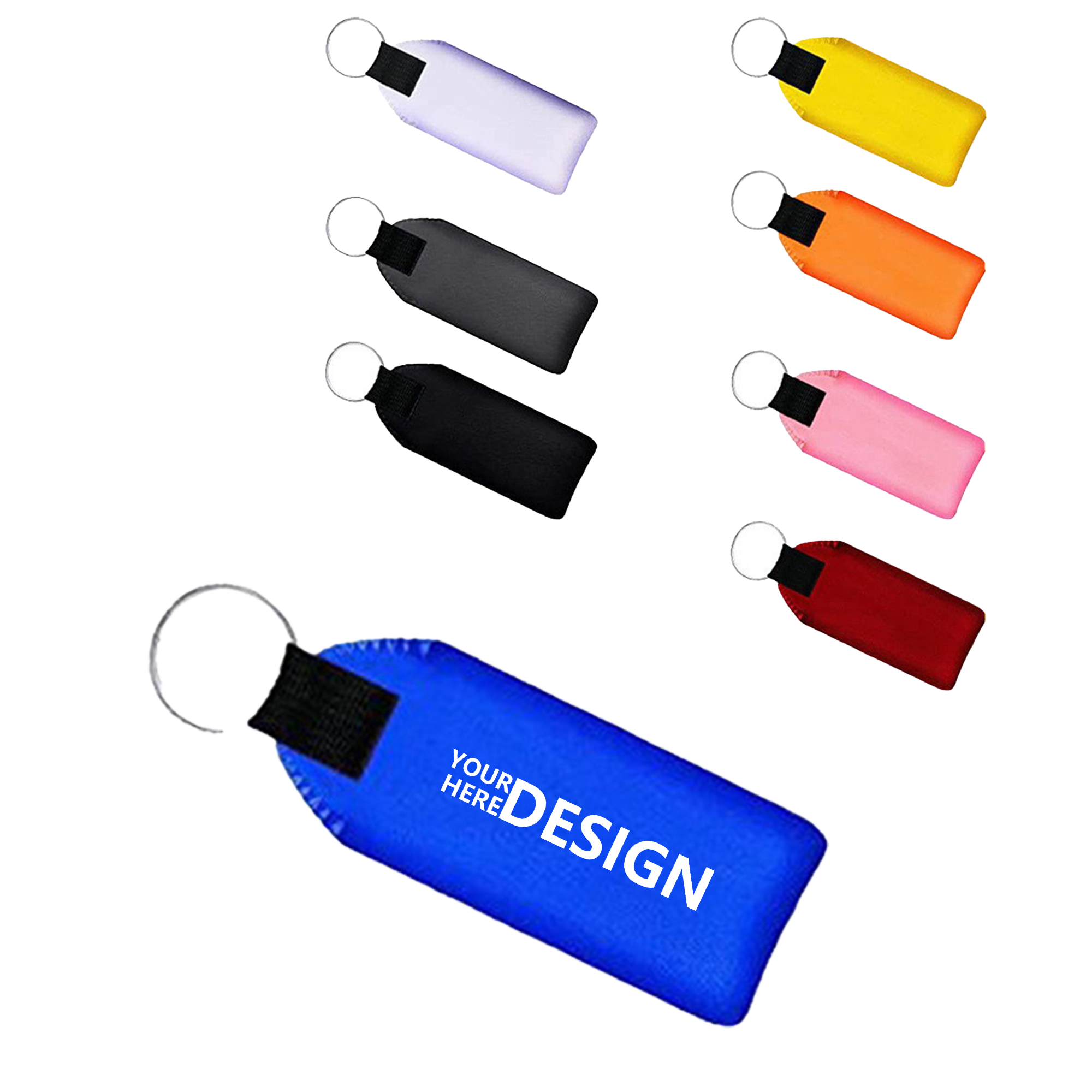 Durable Rubber Diving Material Keychain 2