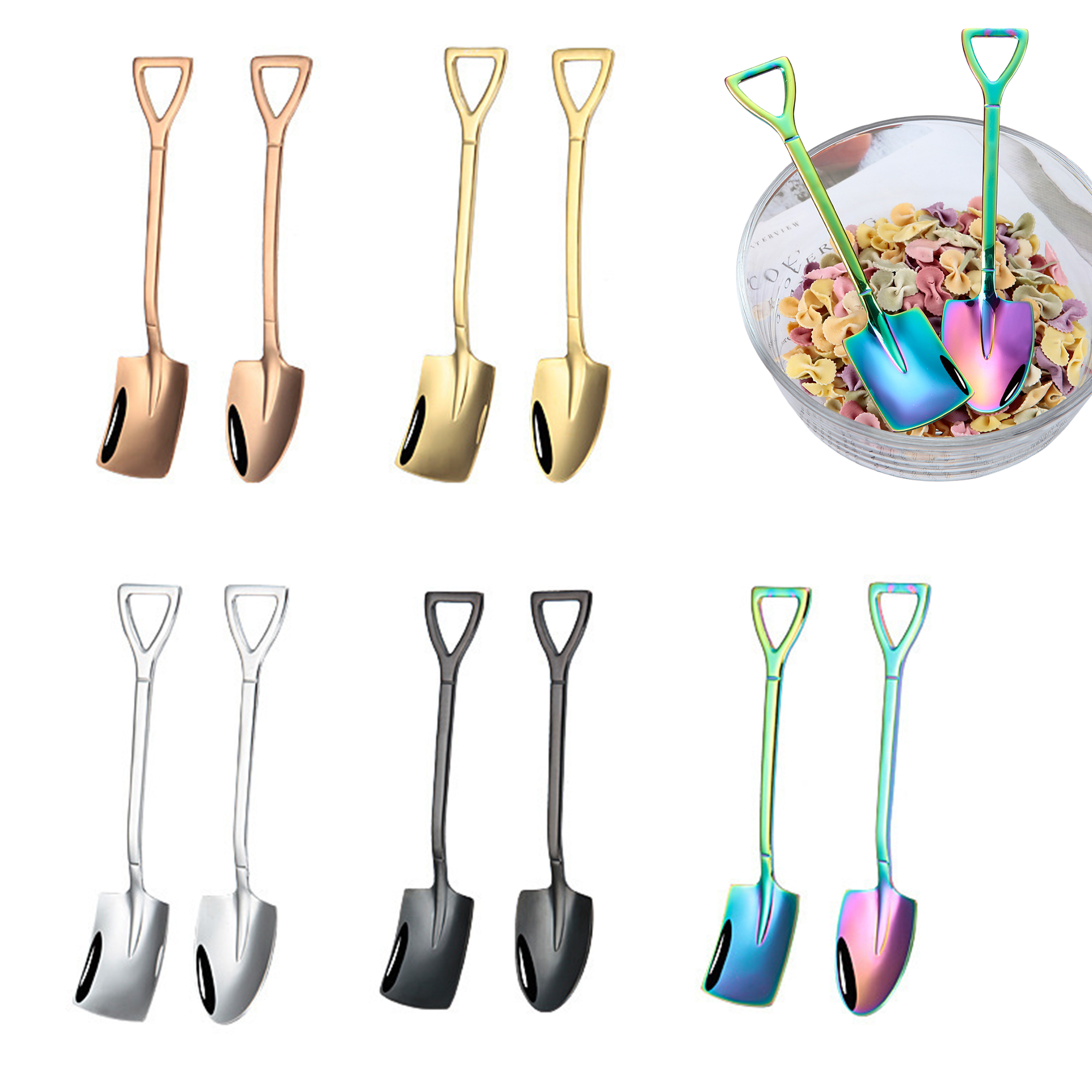 Stainless Steel Ice Cream Spoon MOQ50 2
