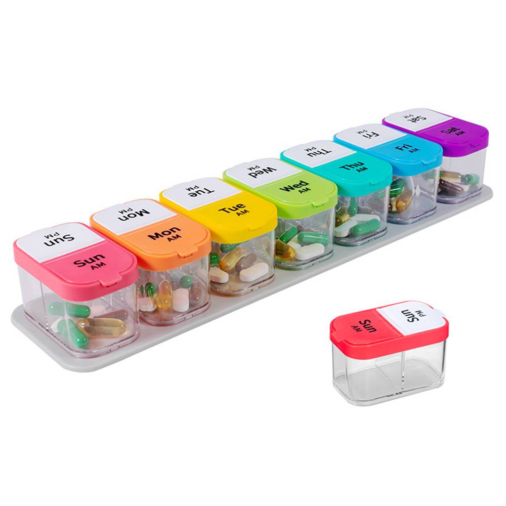 Pill Cases 7 Day for Am and Pm 1
