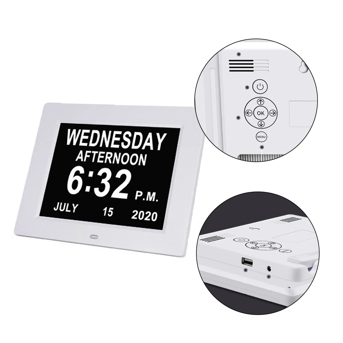 Digital Medication Reminder Clock With Large Display 4