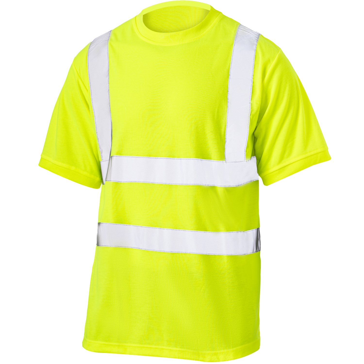 3.8 Oz. Polyester Class 2 Odor Reducing Reflective Tape Safety T-Shirt 1