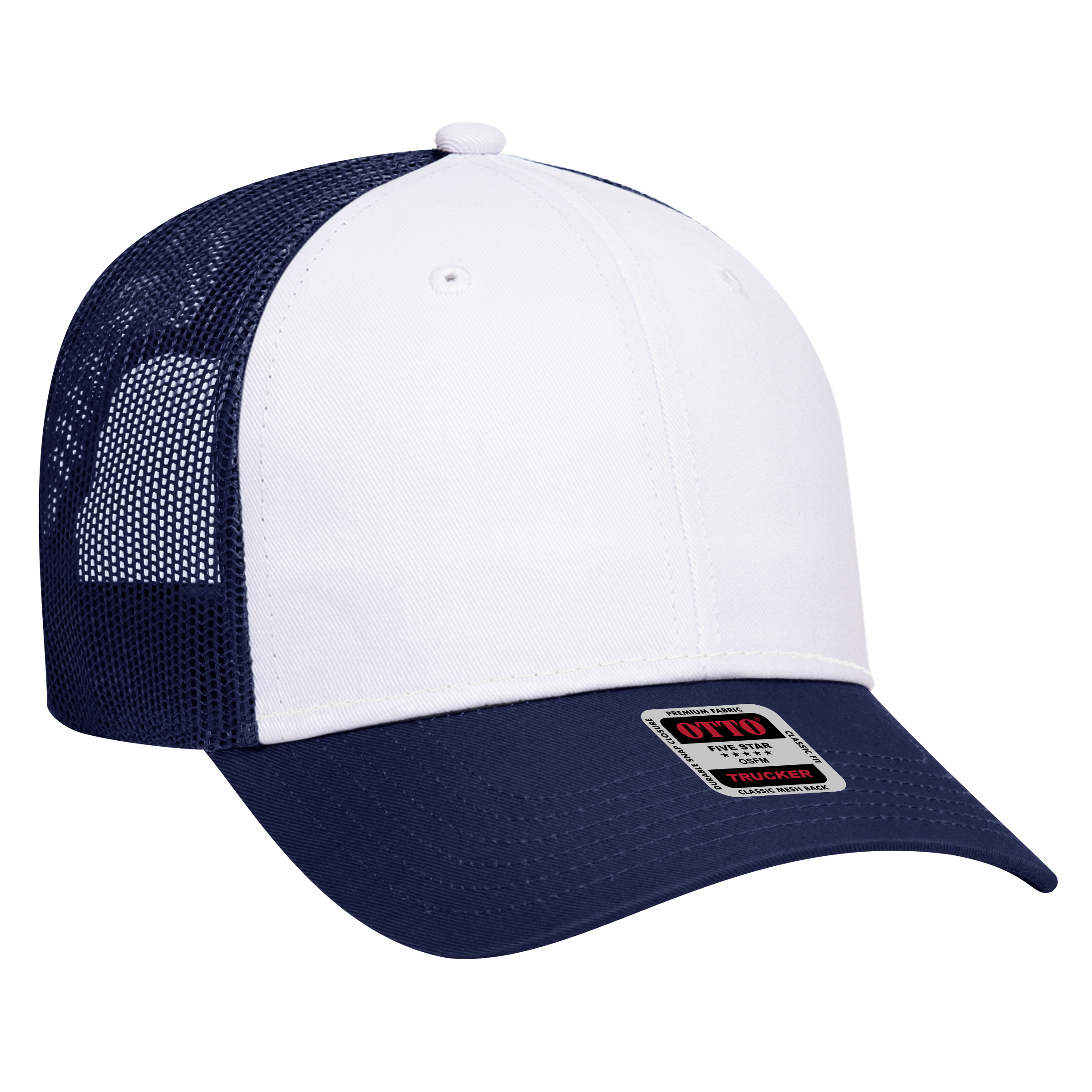 OTTO CAP® 6 Panel Low Profile Mesh Back Trucker Hat 38