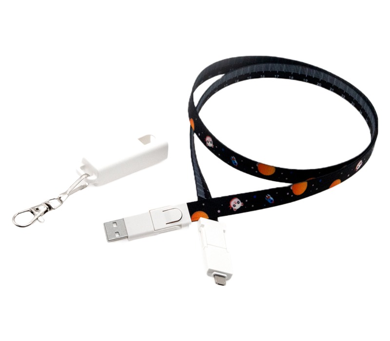 6-in-1 Tape Measure Lanyard Charging Cable 5