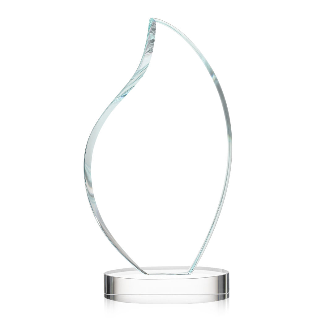 Odessy Flame VividPrint™ Award on Alberton Base - Clear 9