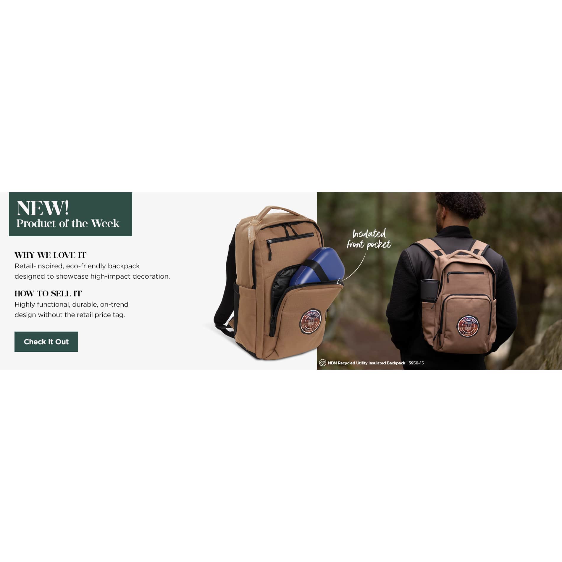 NBN Recycled Utility Insulated Backpack 51