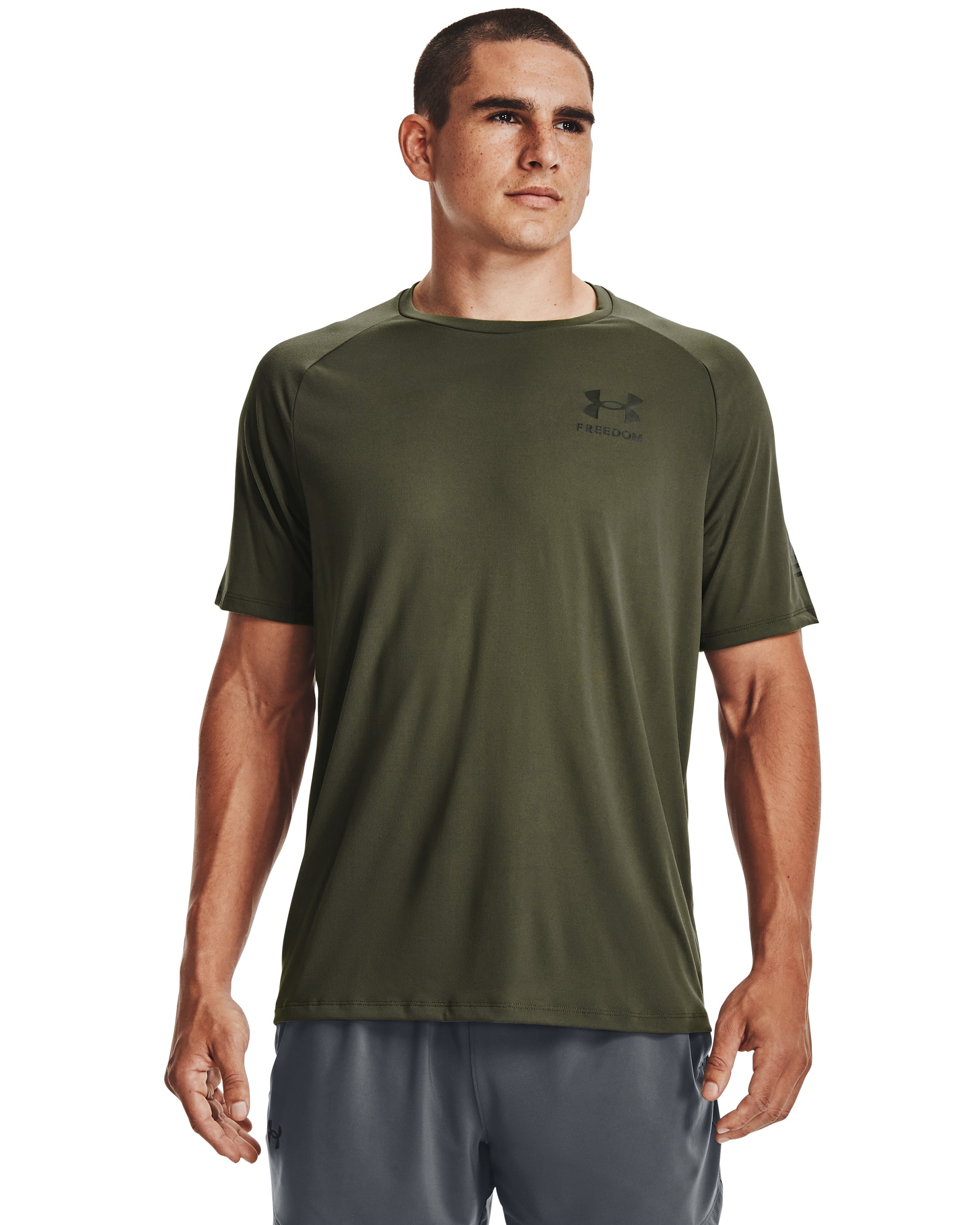 UA Tech Freedom Men's Short Sleeve 10