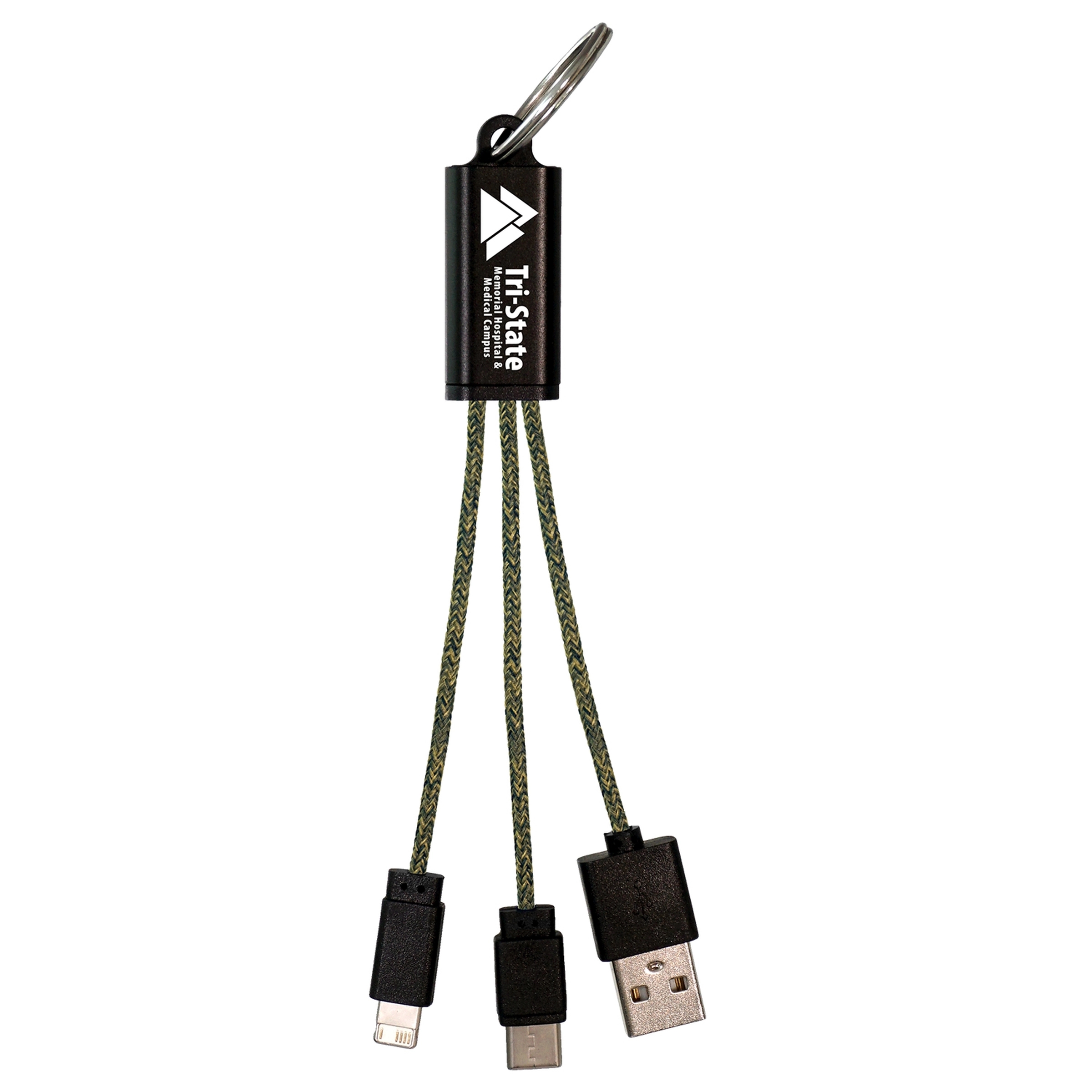 Ridge 3-in-1 Charging Cable Keychain 2