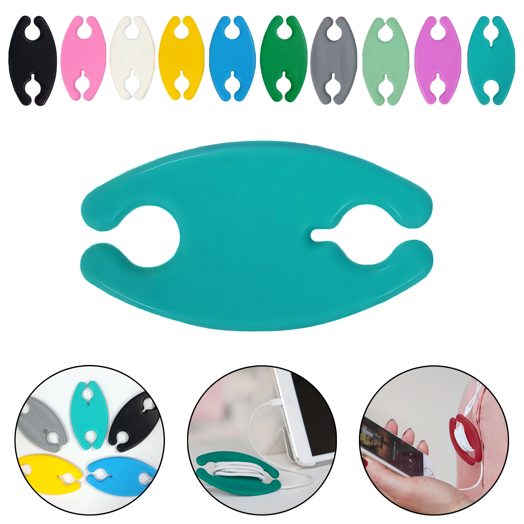 Silicone Oval Cable Organizer for Phone 6