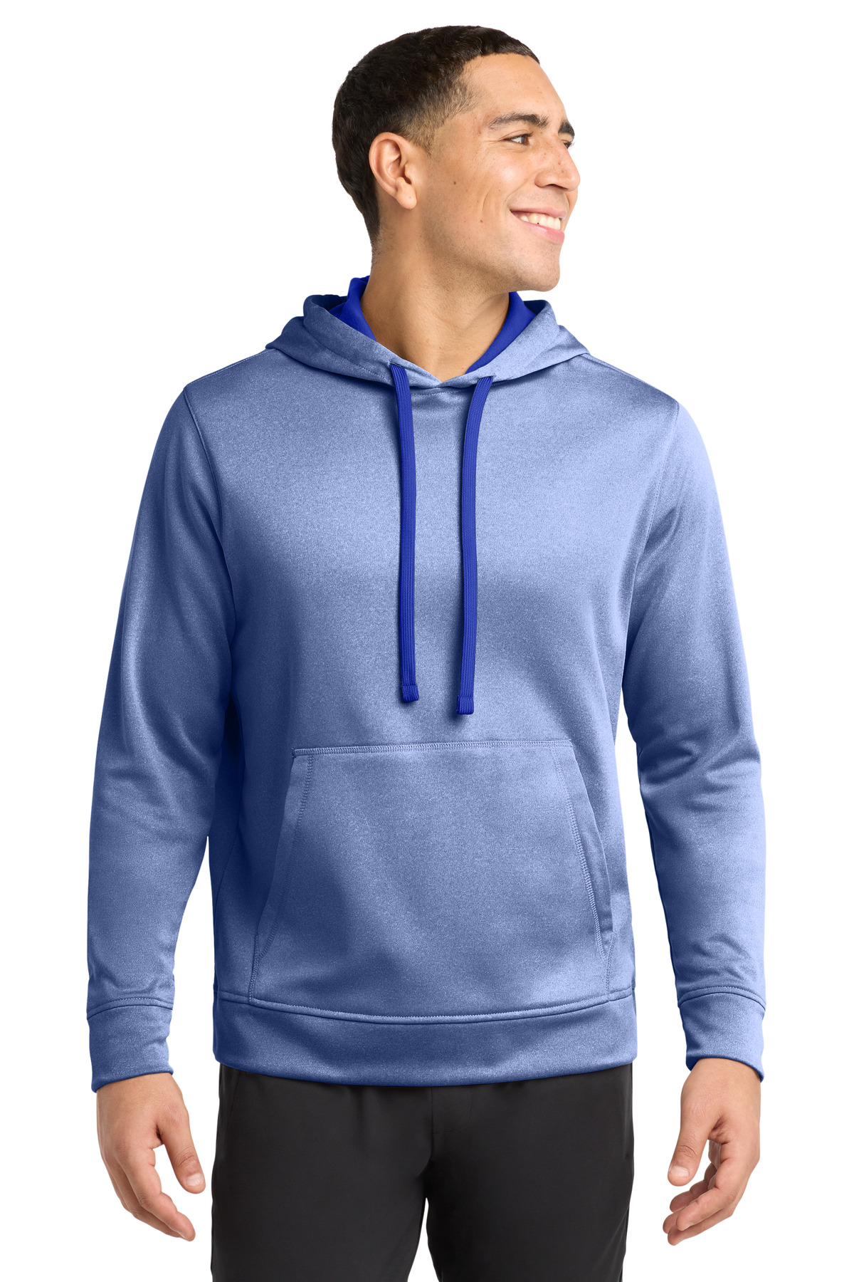Sport-Tek PosiCharge Sport-Wick Heather Fleece Hooded Pullover. ST264, custom hoodie or sweatshirt with logo imprint 22