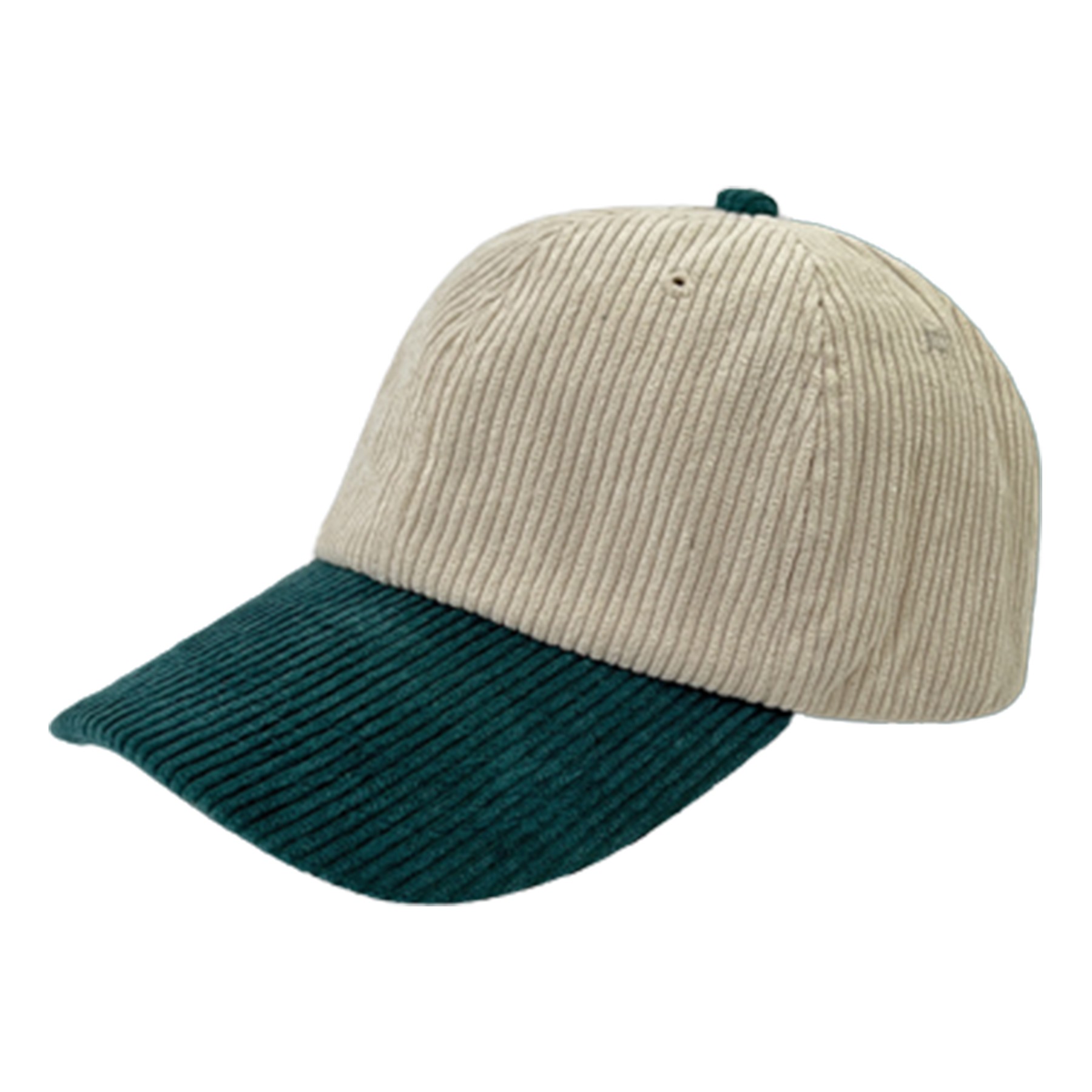 Two-Tone Corduroy Baseball Cap 3