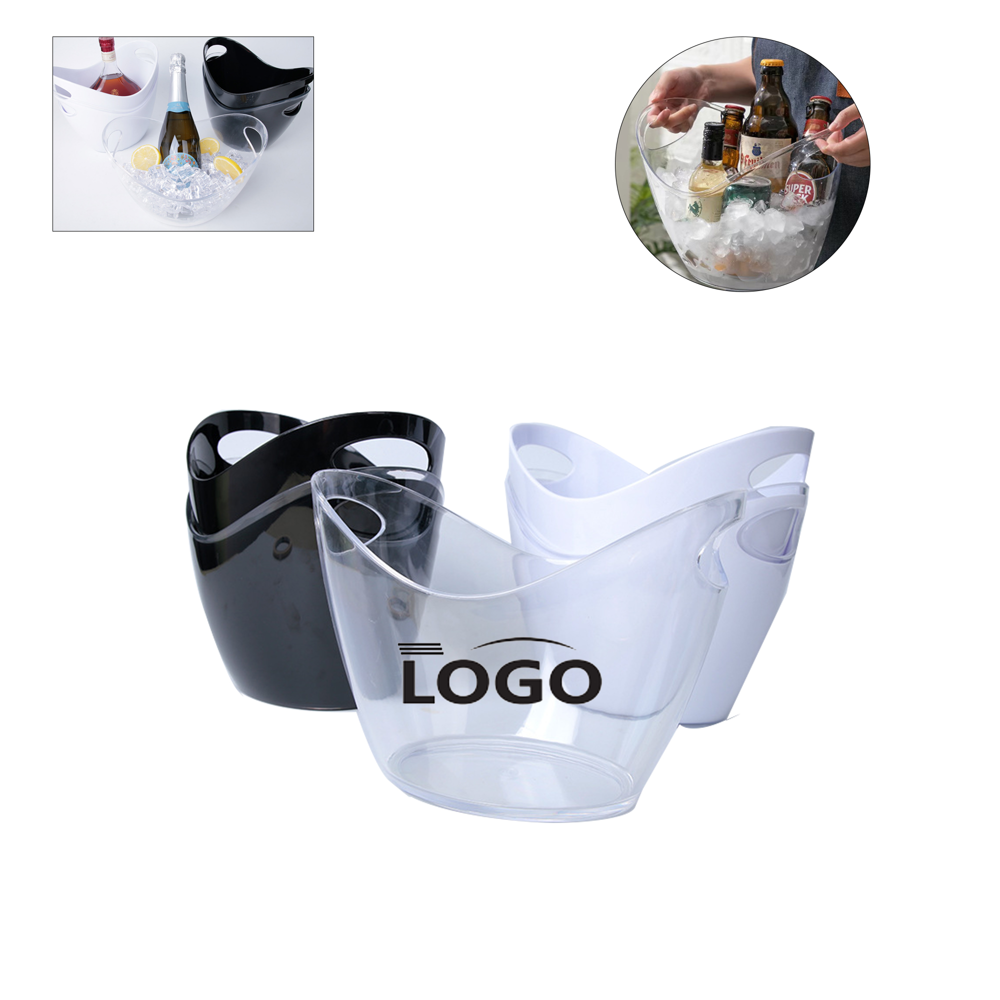 Customizable Red Wine And Beer Storage Ice Bucket 3