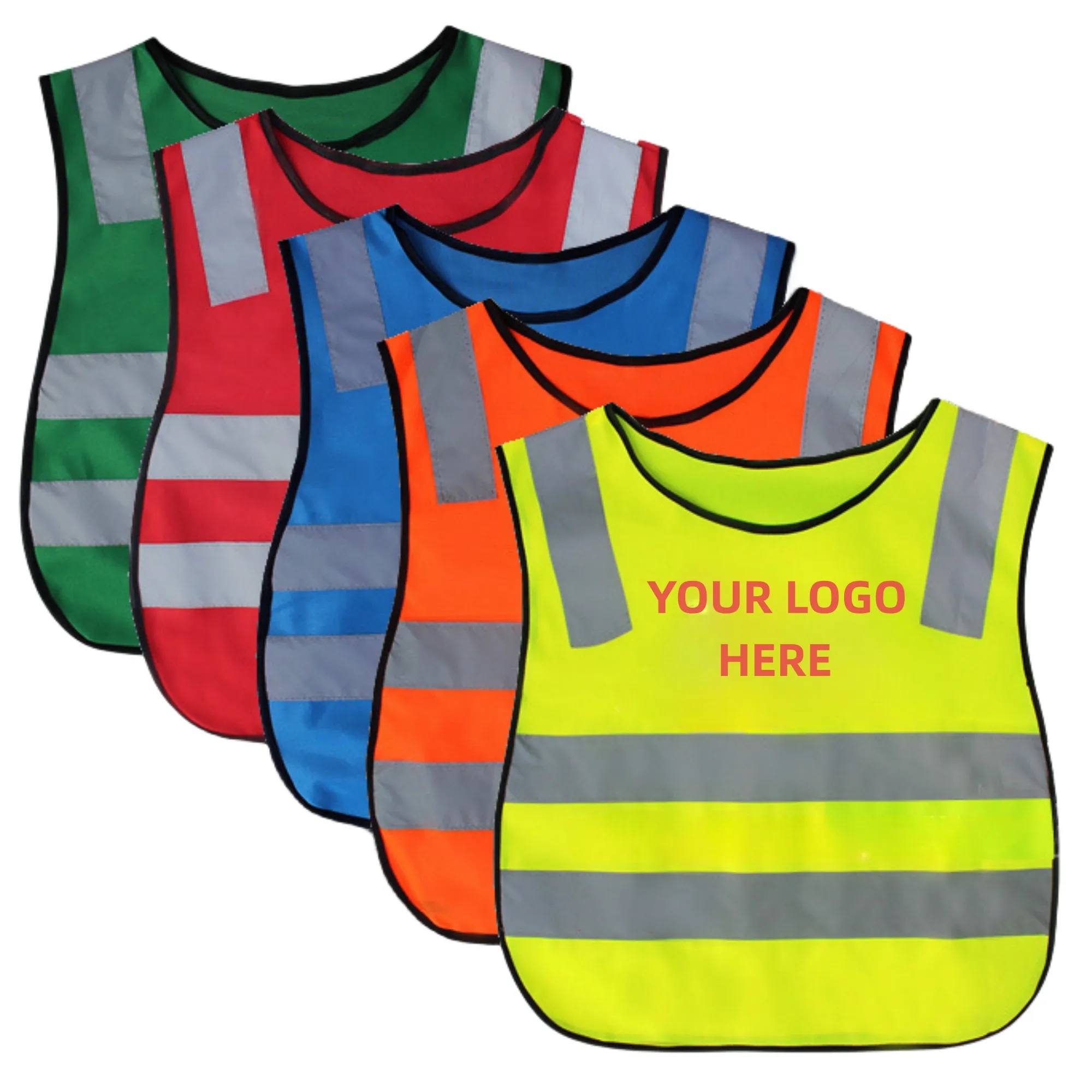 Full Color Kids Reflective Safety Visibility Vest 2