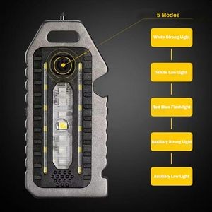 Versatile Mini LED Light Tools with Survival Whistle 14