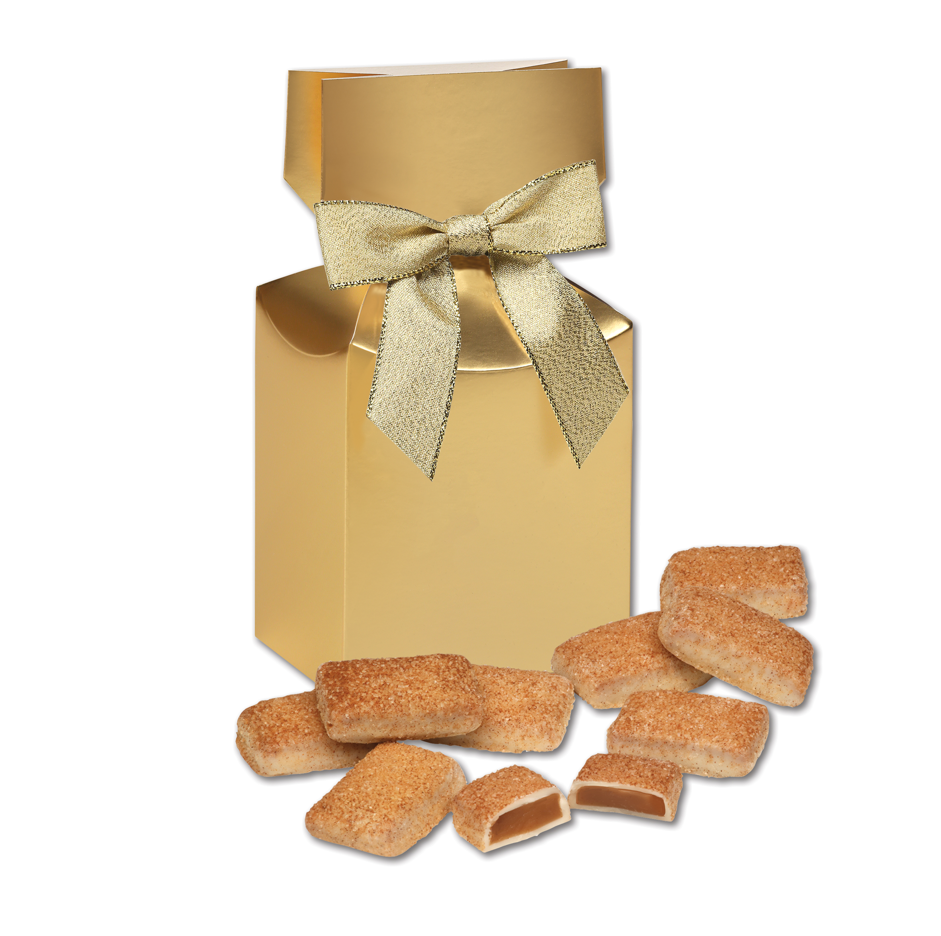 Cinnamon Churro Toffee in Gold Premium Delights Gift Box 3