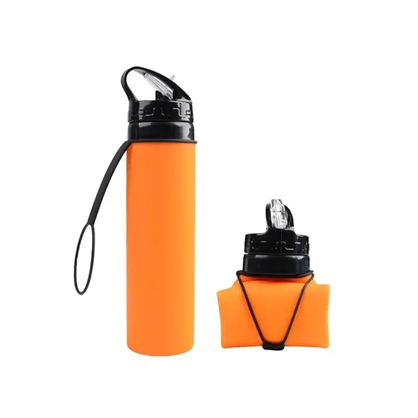 Folding Silicone Water Cup - Sports Drinkware 3