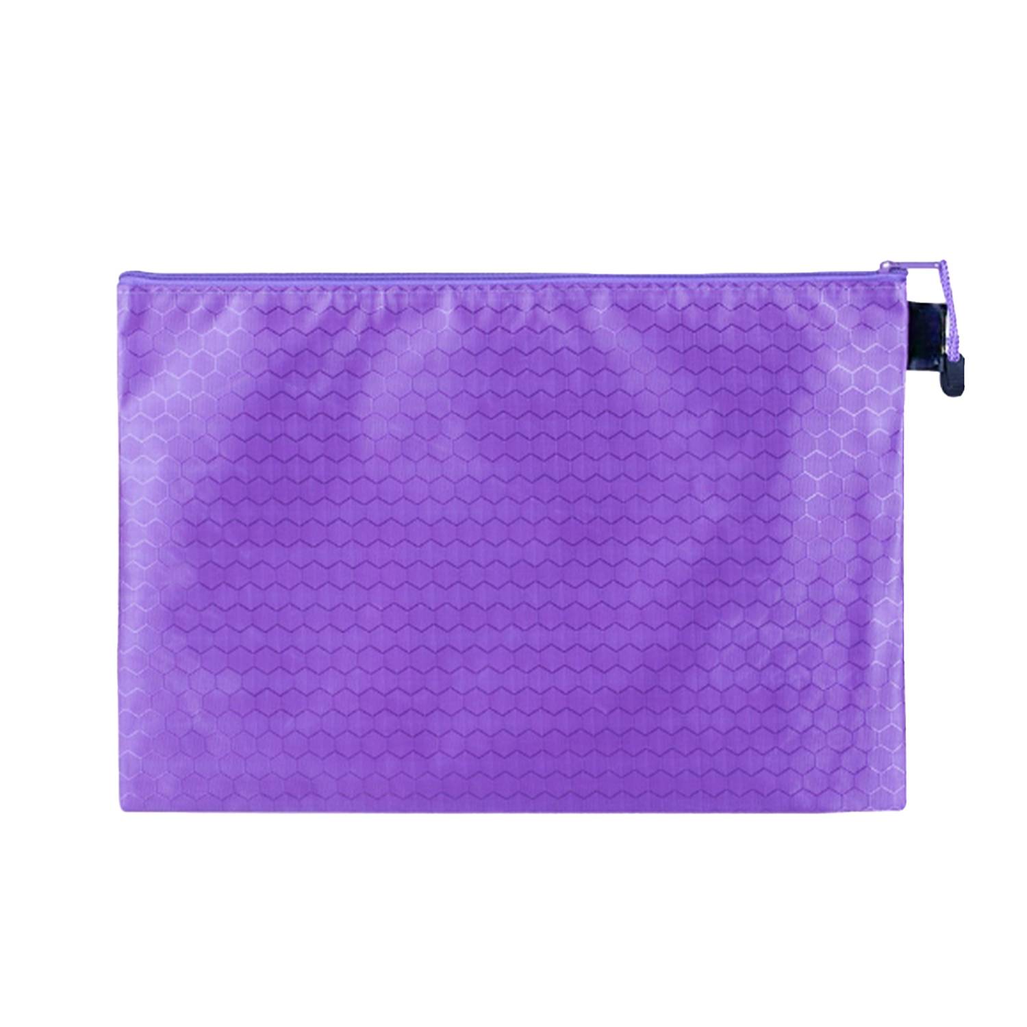 Waterproof Pvc Canvas Zipper File Storage Bags 7