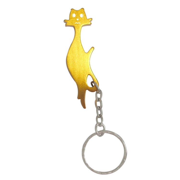 Cat Bottle Opener W/Key chain-Close Out 12
