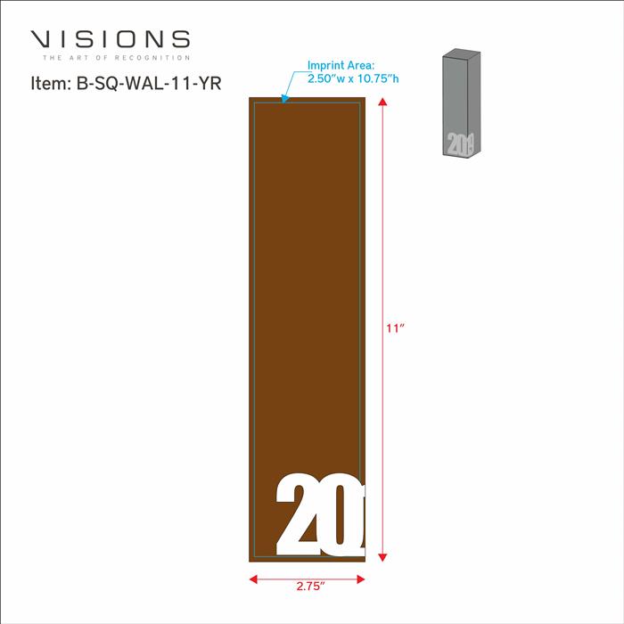 Square Walnut 35