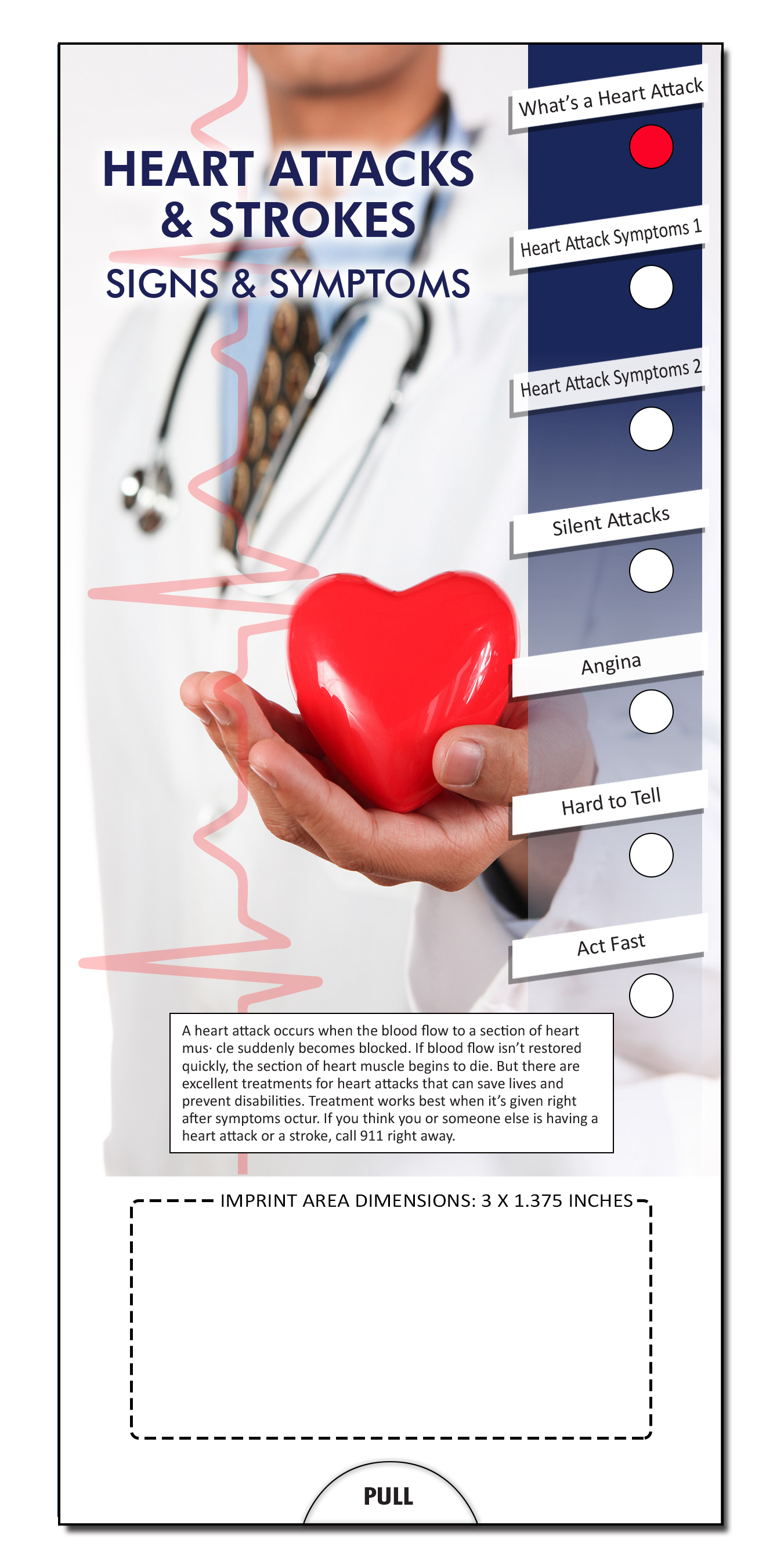 SLIDE CHART - Heart Attacks & Strokes Slide Chart 3