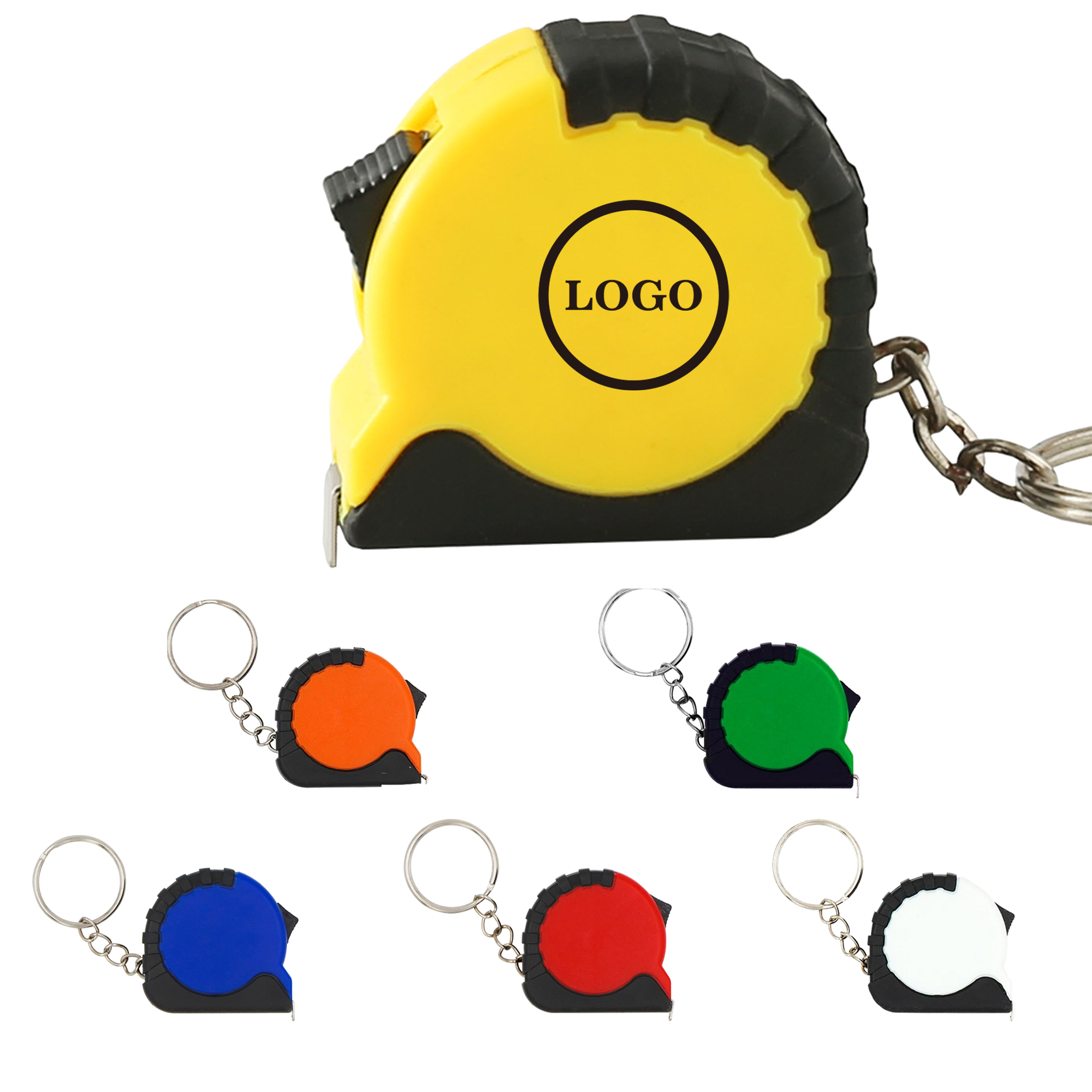 Pocket-Sized Tape Measure with Key Holder 3